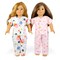 Crosscut Sewing Co.® Doll Pajama Sewing Project Kit - Beginner Friendly DIY Sewing Kit